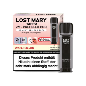 Lost Mary Tappo Pod - Watermelon - 20 mg/ml (2 Stück...