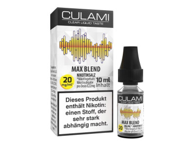 Culami - Max Blend - Nikotinsalz Liquid - 20 mg/ml (1er...