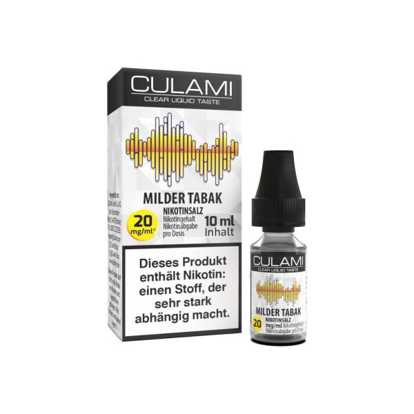 Culami - Milder Tabak - Nikotinsalz Liquid
