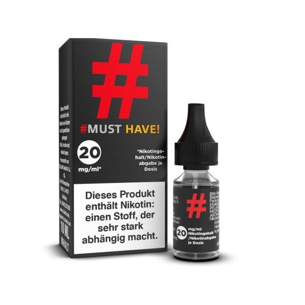 Must Have - # - Nikotinsalz Liquid - 20 mg/ml (1er Packung)
