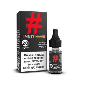 Must Have - # - Nikotinsalz Liquid - 20 mg/ml (1er Packung)