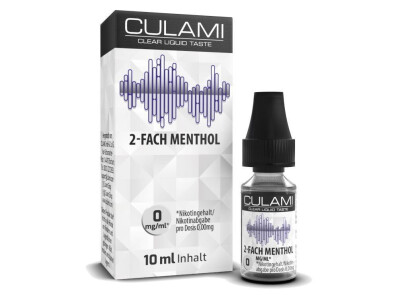 Culami - 2-Fach Menthol - E-Zigaretten Liquid - 0 mg/ml...