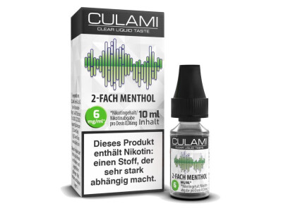 Culami - 2-Fach Menthol - E-Zigaretten Liquid - 6 mg/ml...