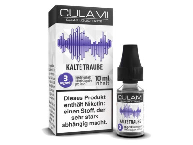 Culami - Kalte Traube - E-Zigaretten Liquid - 3 mg/ml...