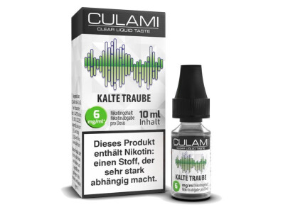 Culami - Kalte Traube - E-Zigaretten Liquid - 6 mg/ml...