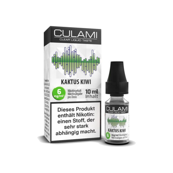 Culami - Kaktus Kiwi - E-Zigaretten Liquid - 6 mg/ml (1er Packung)