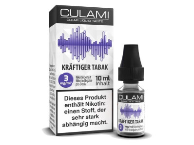 Culami - Kräftiger Tabak - E-Zigaretten Liquid - 3...