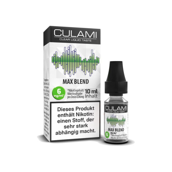 Culami - Max Blend - E-Zigaretten Liquid - 6 mg/ml (1er Packung)