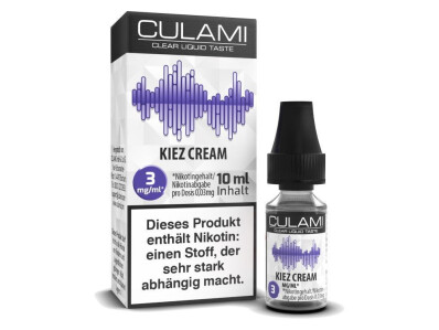 Culami - Kiez Cream - E-Zigaretten Liquid - 3 mg/ml (1er...