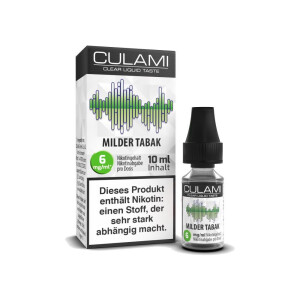 Culami - Milder Tabak - E-Zigaretten Liquid - 6 mg/ml...