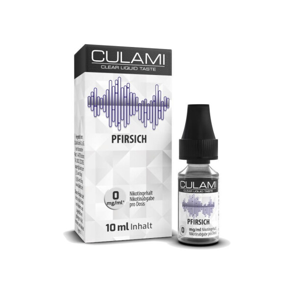 Culami - Pfirsich - E-Zigaretten Liquid - 0 mg/ml (1er Packung)