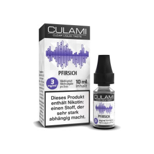 Culami - Pfirsich - E-Zigaretten Liquid - 3 mg/ml (1er...