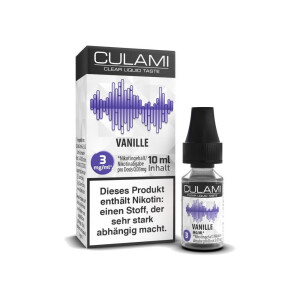 Culami - Vanille - E-Zigaretten Liquid - 3 mg/ml (1er...
