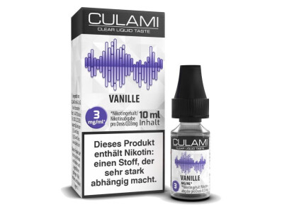 Culami - Vanille - E-Zigaretten Liquid - 3 mg/ml (5er...