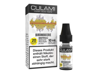 Culami - Brombeere - Nikotinsalz Liquid - 20 mg/ml (5er...