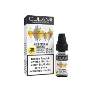Culami - Kiez Cream - Nikotinsalz Liquid - 20 mg/ml (1er...