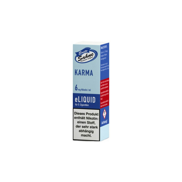 Erste Sahne Liquid - Karma - 6 mg/ml (1er Packung)