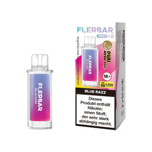 Flerbar Pod - Blue Razz - 20 mg/ml (2 Stück pro...