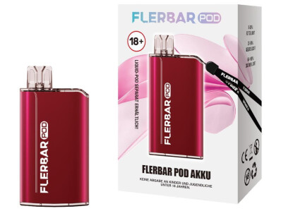 Flerbar POD Akku 500 mAh rot (1er Packun box