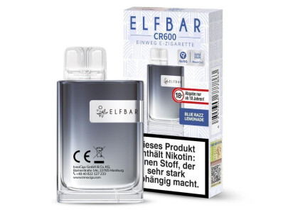 Elfbar CR600 Einweg E-Zigarette - Blue Razz Lemonade - 20...