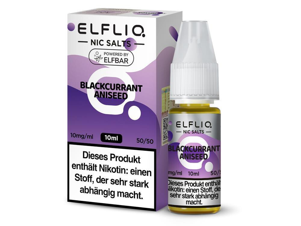 ELFLIQ - Blackcurrant Aniseed - Nikotinsalz Liquid