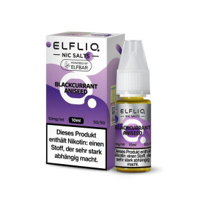 ELFLIQ - Blackcurrant Aniseed - Nikotinsalz Liquid