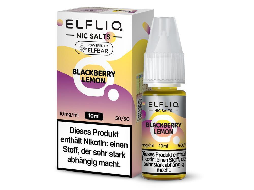 ELFLIQ - Blackberry Lemon - Nikotinsalz Liquid