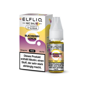 ELFLIQ - Blackberry Lemon - Nikotinsalz Liquid - 10 mg/ml...