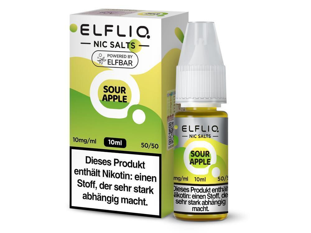 ELFLIQ - Sour Apple - Nikotinsalz Liquid