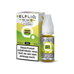 ELFLIQ - Sour Apple - Nikotinsalz Liquid