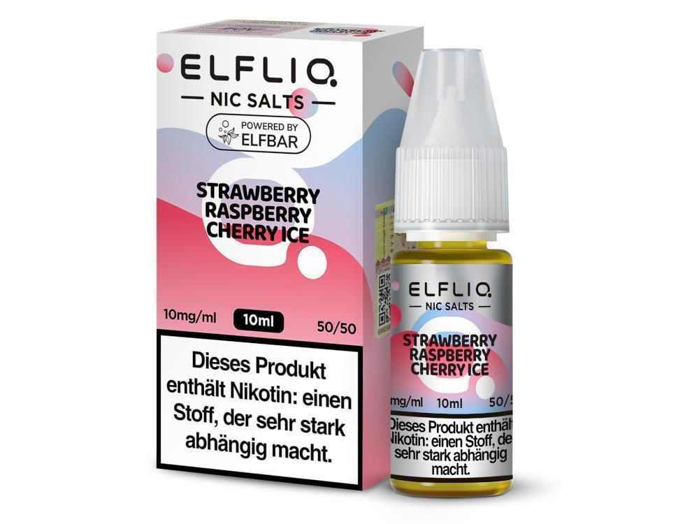 ELFLIQ - Strawberry Raspberry Cherry Ice - Nikotinsalz...