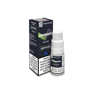 Overvape - Aloe Black - Nikotinsalz Liquid - 20 mg/ml...