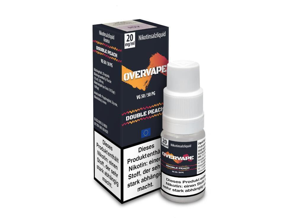 Overvape - Double Peach - Nikotinsalz Liquid