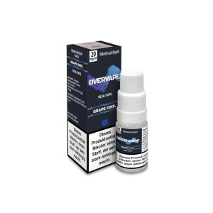 Overvape - Grape Cool - Nikotinsalz Liquid - 20 mg/ml...