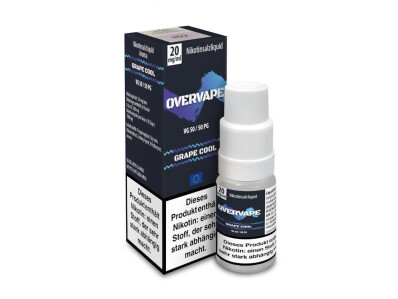 Overvape - Grape Cool - Nikotinsalz Liquid - 20 mg/ml...