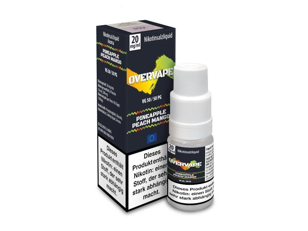 Overvape - Pineapple Peach Mango - Nikotinsalz Liquid