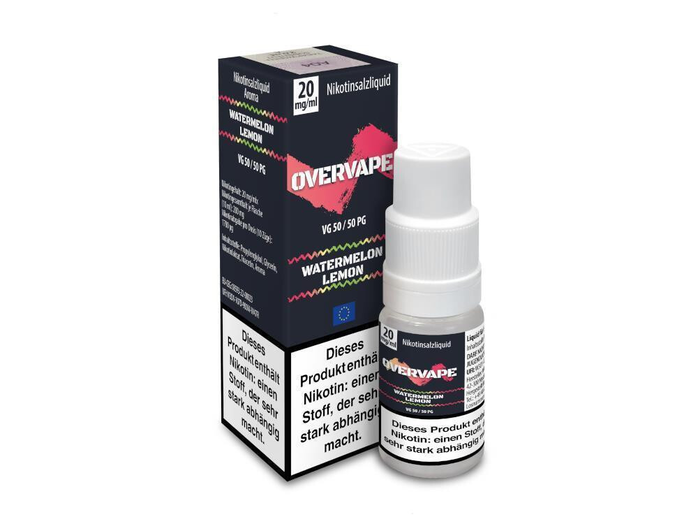 Overvape - Watermelon Lemon - Nikotinsalz Liquid