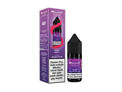 Elux - Grape Berry - Nikotinsalz Liquid - 20 mg/ml (1er...