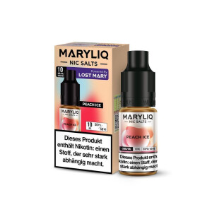 MARYLIQ - Peach Ice - Nikotinsalz Liquid - 10 mg/ml (1er...