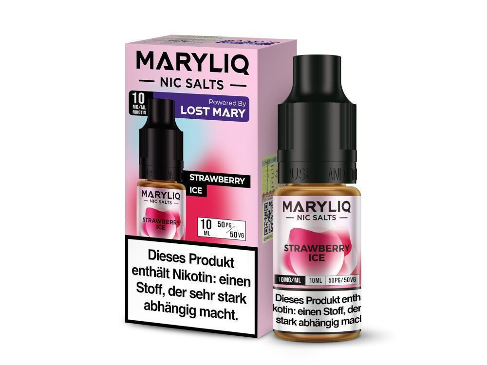 MARYLIQ - Strawberry Ice - Nikotinsalz Liquid