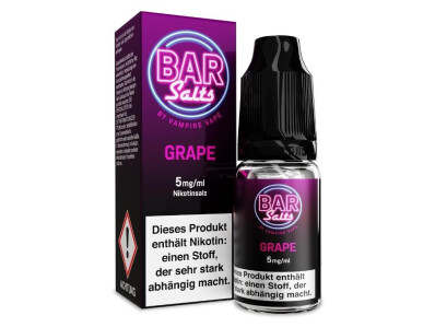 Vampire Vape - Bar Salts - Grape - Nikot box