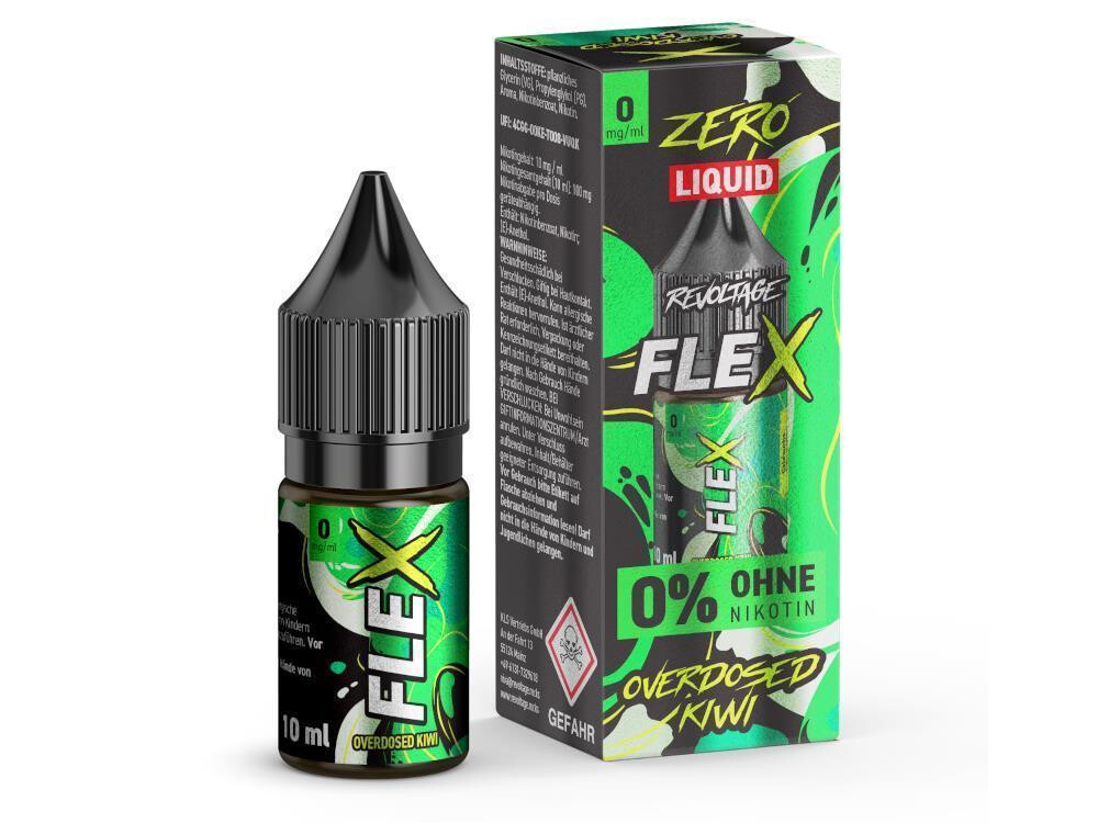 Revoltage - FLEX - Overdosed Kiwi - Nikotinsalz Liquid