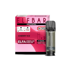 Elfbar Elfa Pod - Cherry Ice - 0 mg/ml (2 Stück)