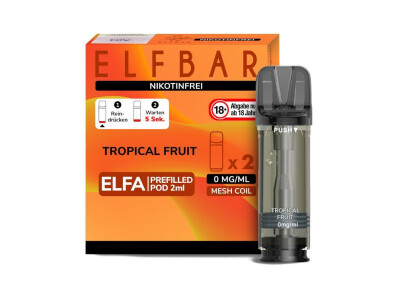 Elfbar Elfa Pod - Tropical Fruit - 0 mg/ box