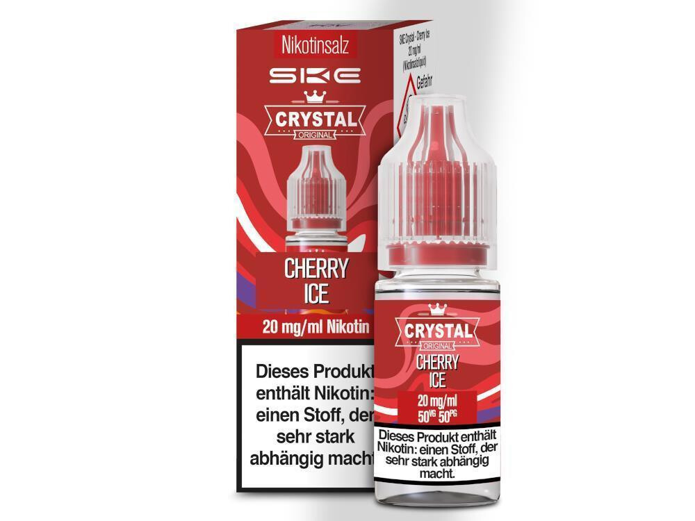 SKE - Crystal - Cherry Ice - Nikotinsalz Liquid