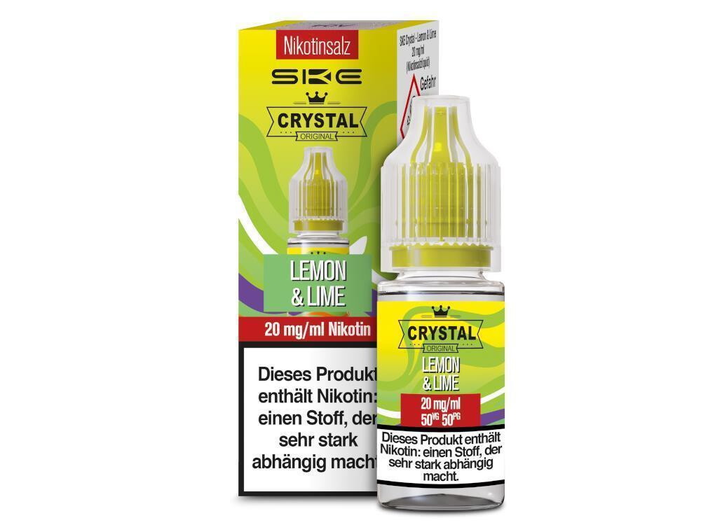 SKE - Crystal - Lemon & Lime - Nikotinsalz Liquid