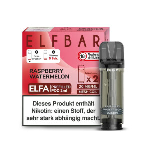 Elfbar Elfa Pod - Raspberry Watermelon - 20 mg/ml (2...