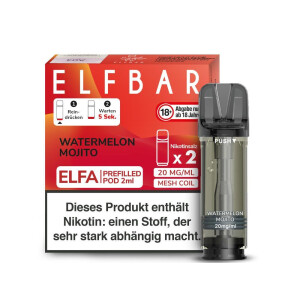 Elfbar Elfa Pod - Watermelon Mojito - 20 mg/ml (2...