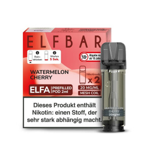 Elfbar Elfa Pod - Watermelon Cherry - 20 mg/ml (2...