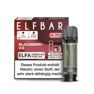 Elfbar Elfa Pod - Blackberry Ice - 20 mg/ml (2 Stück)